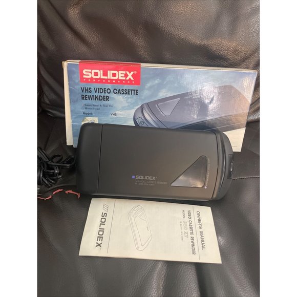 Vintage solidex model 938 cut vhs video cassetterewinder